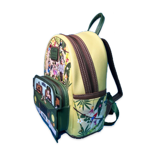 Disney Loungefly Mini Sac A Dos Mickey & Friends Jungle Expedition GITD Exclu