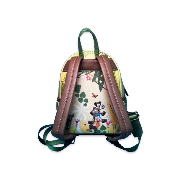 Disney Loungefly Mini Sac A Dos Mickey & Friends Jungle Expedition GITD Exclu