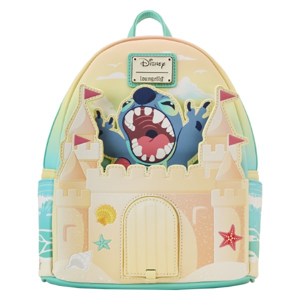 Disney Loungefly Mini Sac A Dos Stitch Sandcastle Beach Surprise