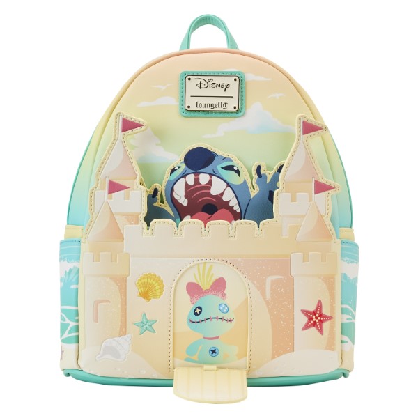 Disney Loungefly Mini Sac A Dos Stitch Sandcastle Beach Surprise