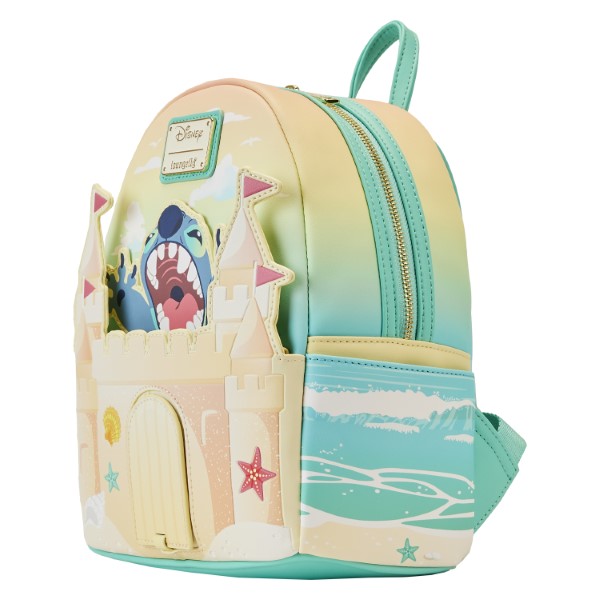 Disney Loungefly Mini Sac A Dos Stitch Sandcastle Beach Surprise