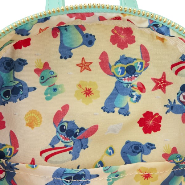Disney Loungefly Mini Sac A Dos Stitch Sandcastle Beach Surprise