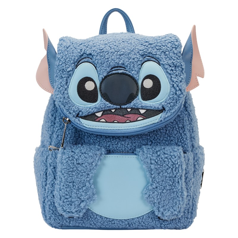 Disney Loungefly Mini Sac A Dos Stitch Plush Pocket 