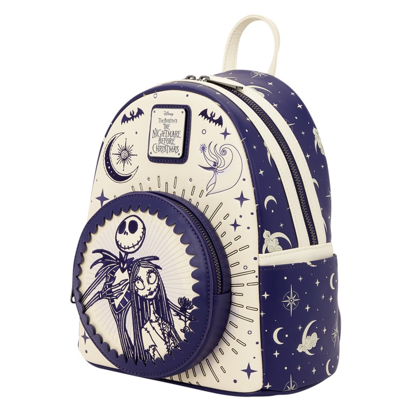 Disney Loungefly Mini Sac A Dos Jack Skellington & Sally Night Sky