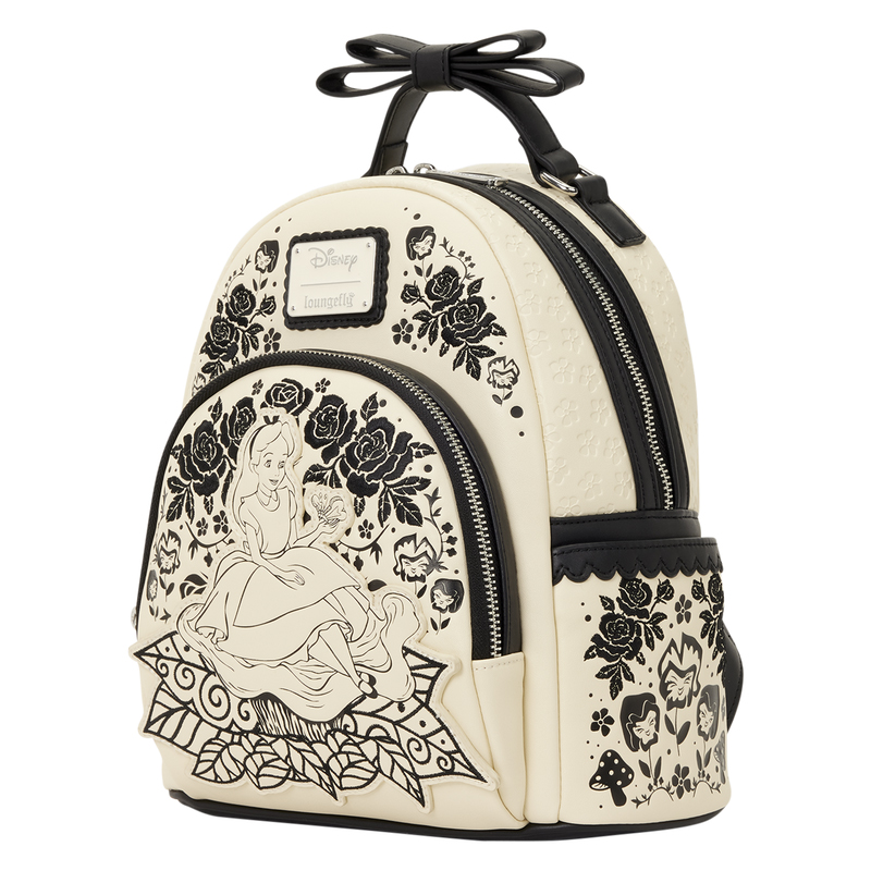 Disney Loungefly Mini Sac A Dos Alice In Wonderland Embroidered Floral