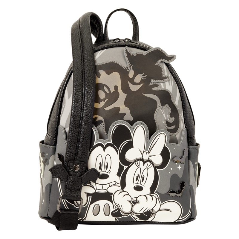 Disney Loungefly Mini Sac A Dos Mickey & Minnie Ghost Light Up Glow