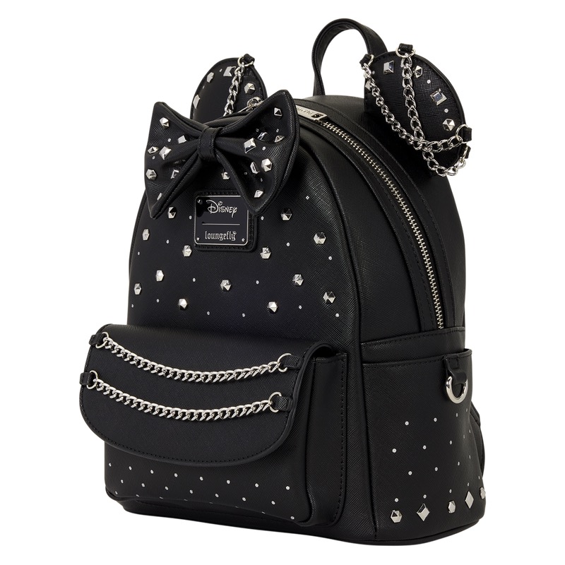 Disney Loungefly Mini Sac A Dos Minnie Mouse Studs & Chains 