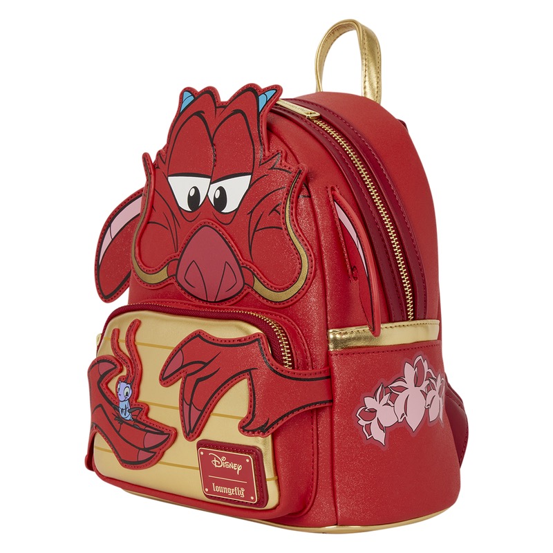 Disney Loungefly Mini Sac A Dos Mulan Mushu Glitter Cosplay
