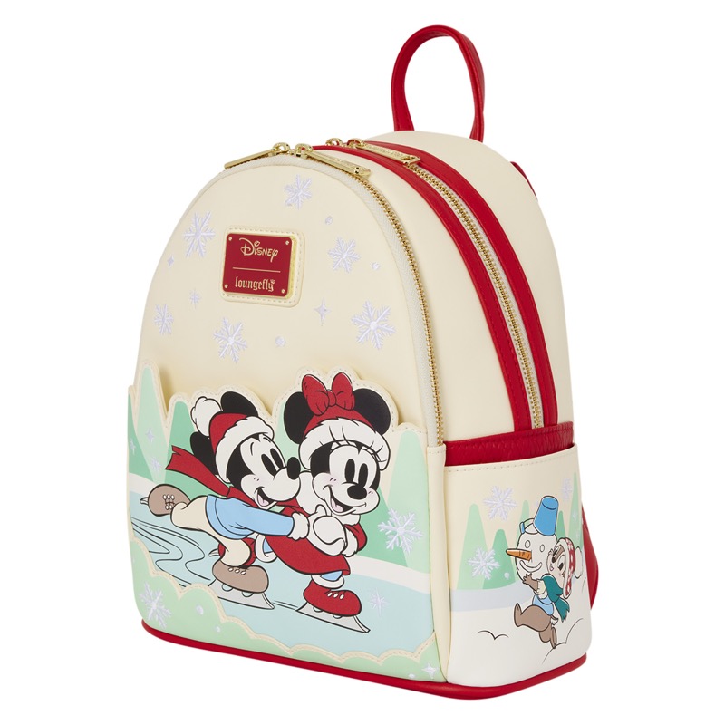 Disney Loungefly Mini Sac A Dos Mickey & Friends Ice Skating 