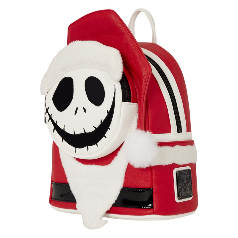 Disney Loungefly Mini Sac A Dos Nightmare Before Christmas Jack Skellington Sandy Claws Cosplay 