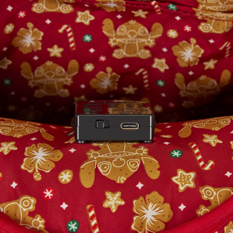 Disney Loungefly Mini Sac A Dos Lilo & Stitch Holiday Celebration