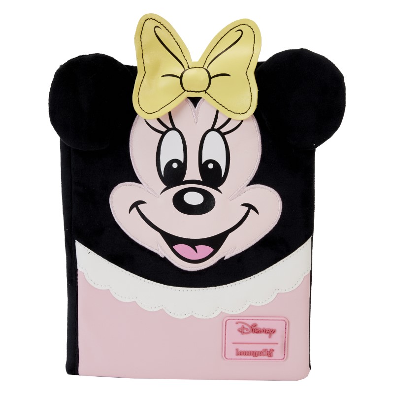 Disney Loungefly Cahier Stationary Plush Journal 100Th Anniv Minnie Cosplay