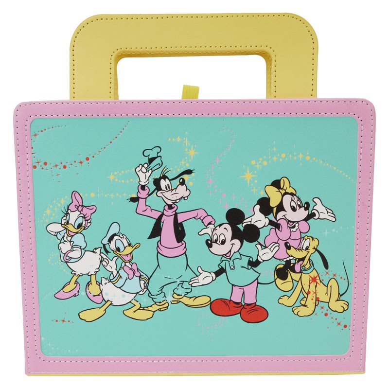 Disney Loungefly Cahier Stationary Lunchbox Journal 100Th Anniv Mickey And Friends 