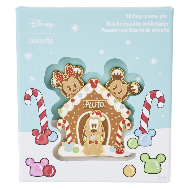 Disney Pop Pin Mickey & Friends Gingerbread Pluto House 8cm