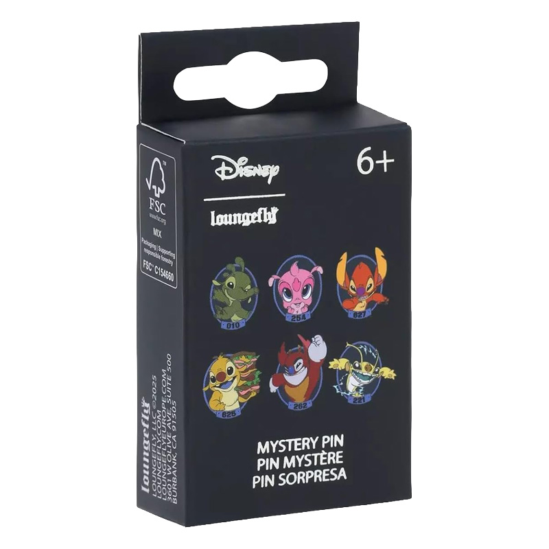 Disney Loungefly Mystery Box Pins Stitch Experiments Asst 12pcs