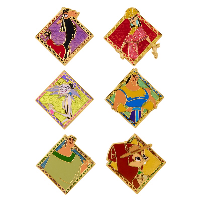 Disney Loungefly Mystery Box Pins Emperor'S New Groove Asst 12pcs