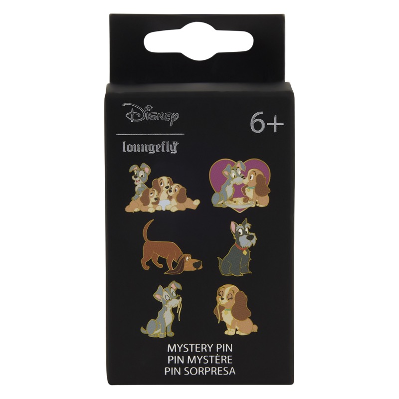 Disney Loungefly Mystery Box Pins Lady And The Tramp asst 12pcs
