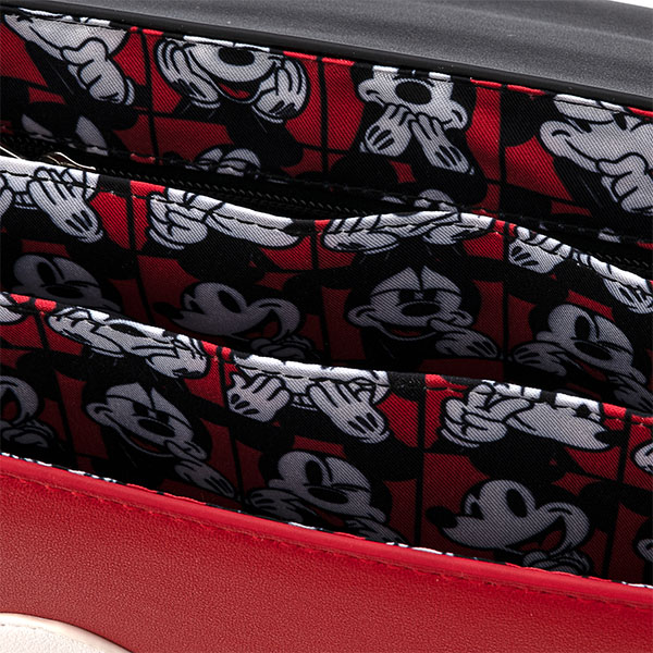 Disney Loungefly Sac A Main Mickey Mouse Quilted Oh Boy