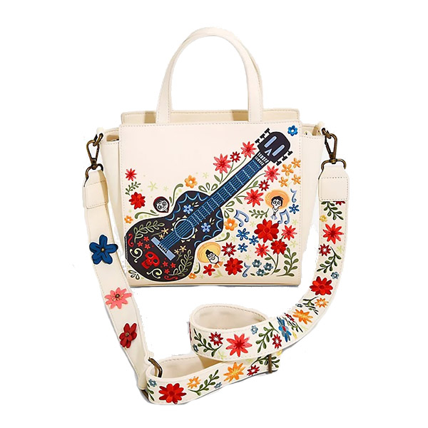 Disney Loungefly Sac A Main Coco Guitare Broderie Exclu ID9 Europe