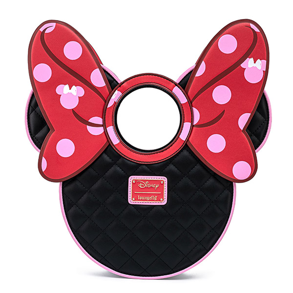Disney Loungefly Sac A Main Minnie Mouse Quilted Bow Head