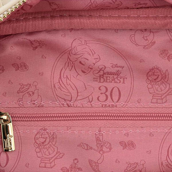 Disney Loungefly Sac à Main Beauty And The Beast Rose