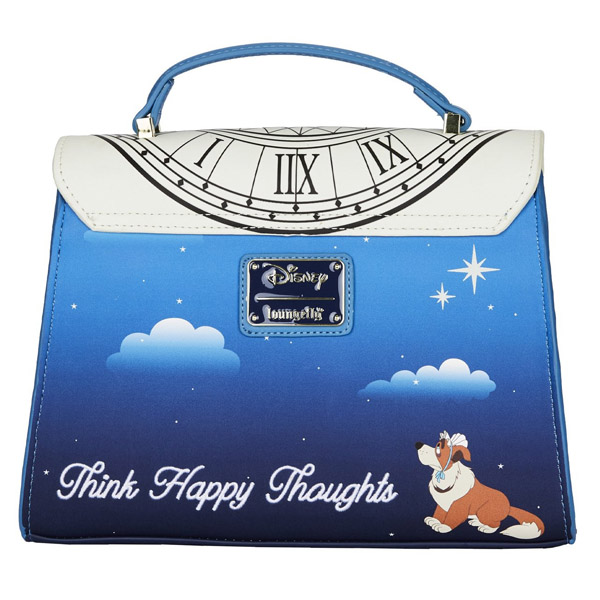 Disney Loungefly Sac A Main Peter Pan Glow Clock 