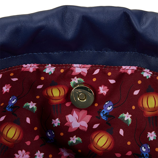Disney Loungefly Sac A Main Mulan Castle Cinch Sack 