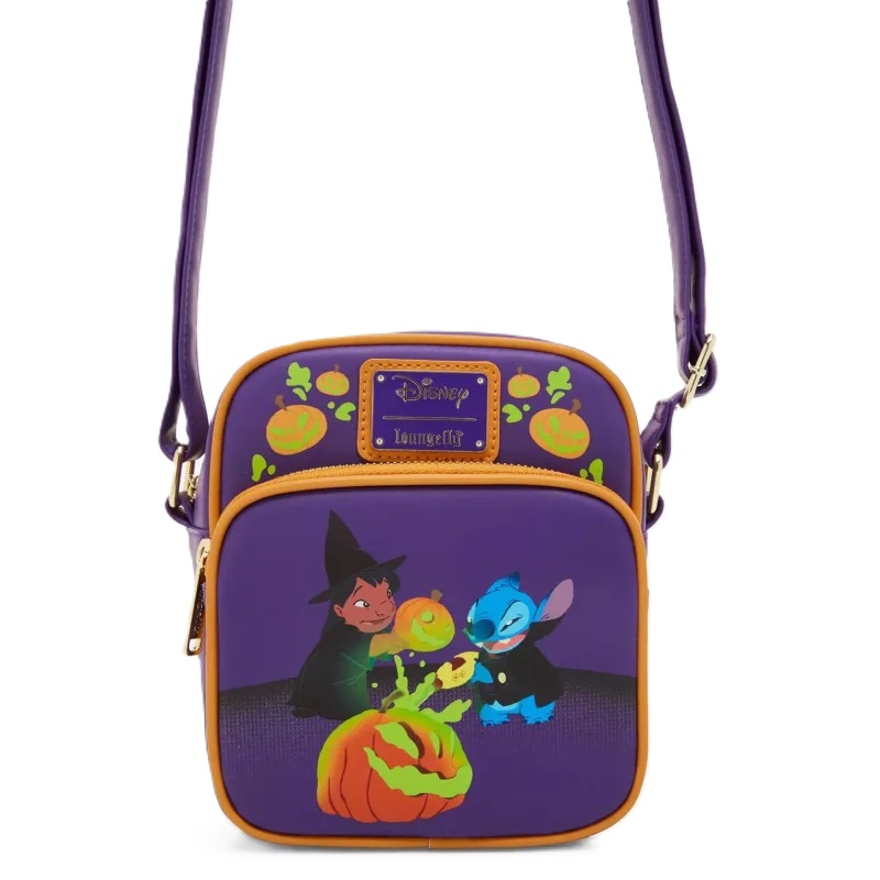 ID9 Disney Loungefly Sacoche Stitch Jack Lantern Glow Dark Exclu