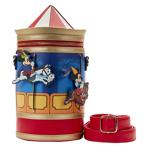 Disney Loungefly Sac A Main Brave Little Tailor Mickey Minnie Carousel