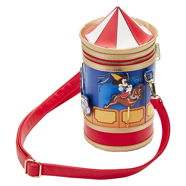 Disney Loungefly Sac A Main Brave Little Tailor Mickey Minnie Carousel