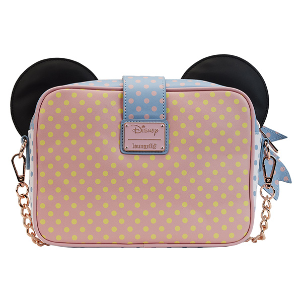 Disney Loungefly Sac A Main Minnie Pastel Color Block Dots 