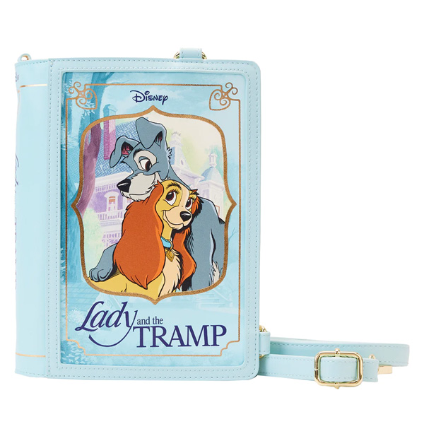 Disney Loungefly Sac A Main Lady And The Tramp Classic Book Convertible 