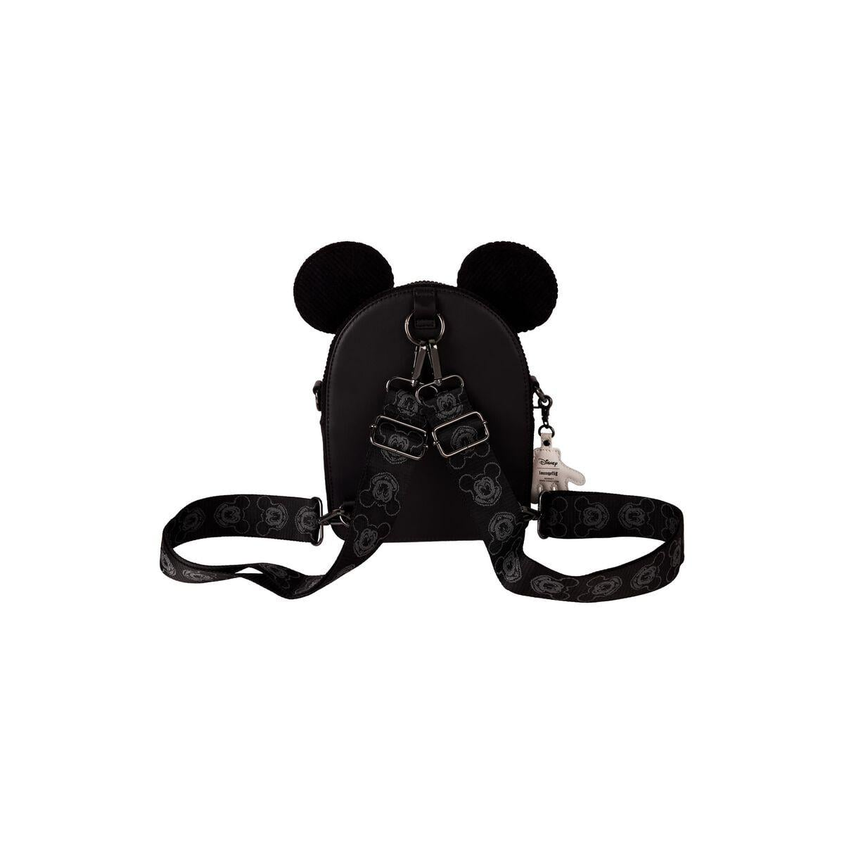 Disney Loungefly Mini Sac A Dos Convertible Mickey Mouse Corduroy velours