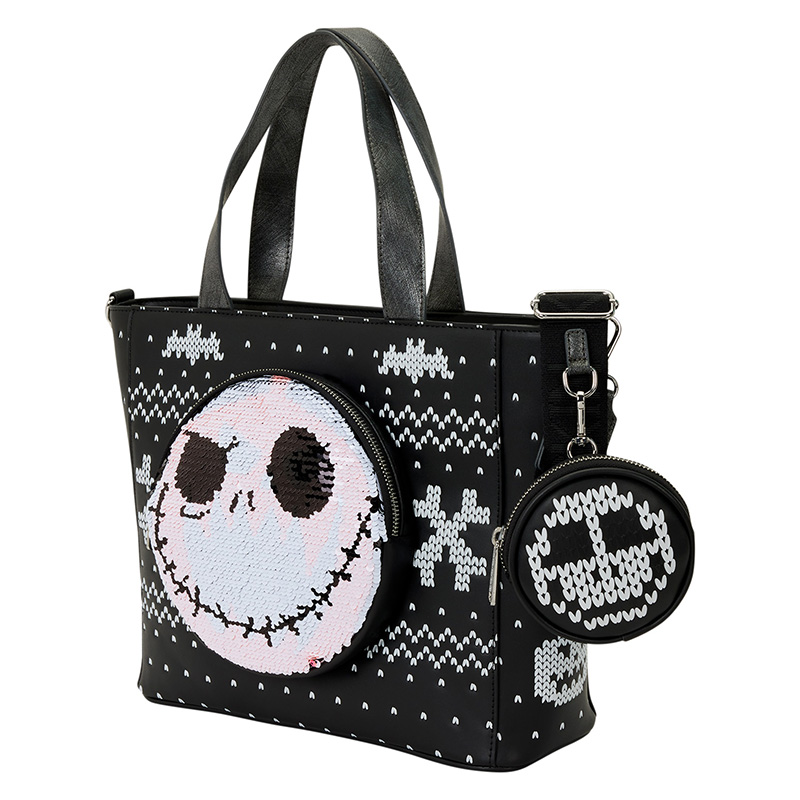 Disney Loungefly Sac A Main Nightmare Before Christmas Jack Sequin