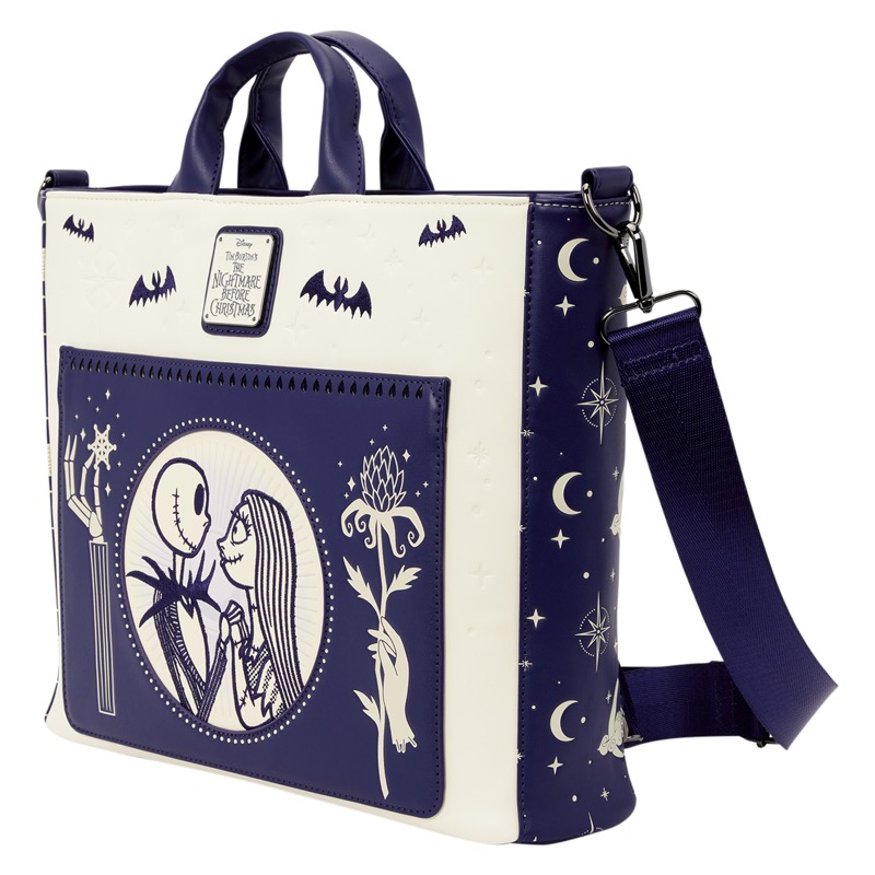 Disney Loungefly Sac A Dos Convertible Jack Skellington & Sally Night Sky