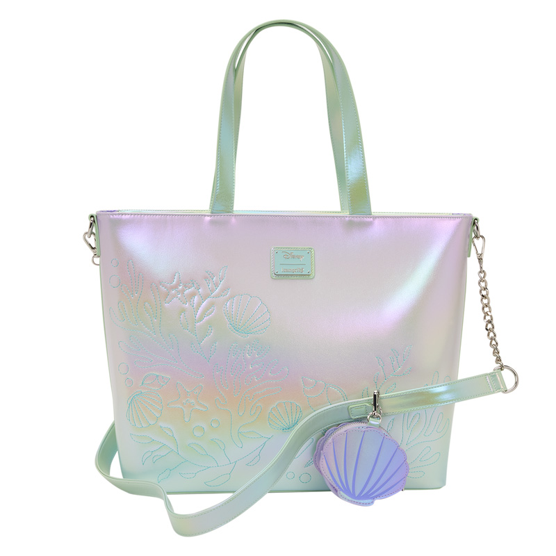 Disney Loungefly Sac A Main The Little Mermaid Ariel & Flounder Tote Bag