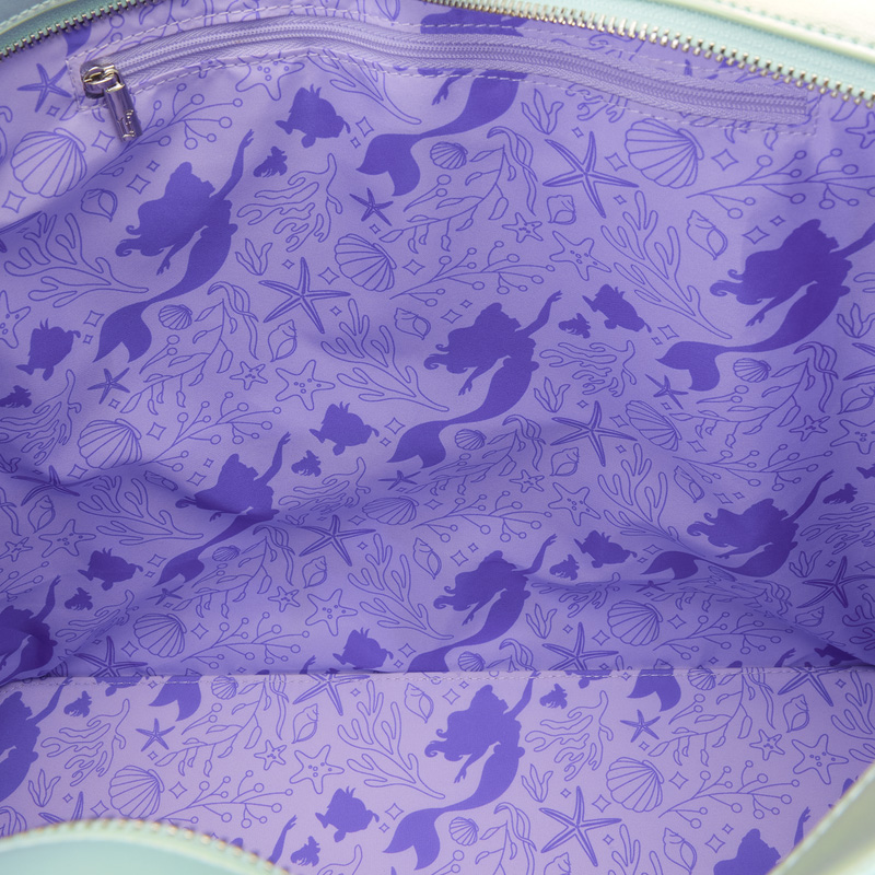 Disney Loungefly Sac A Main The Little Mermaid Ariel & Flounder Tote Bag