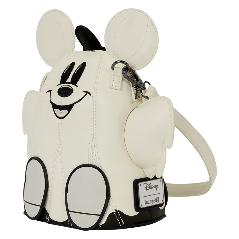 Disney Loungefly Sac A Main Mickey & Minnie Ghost Glow Figural