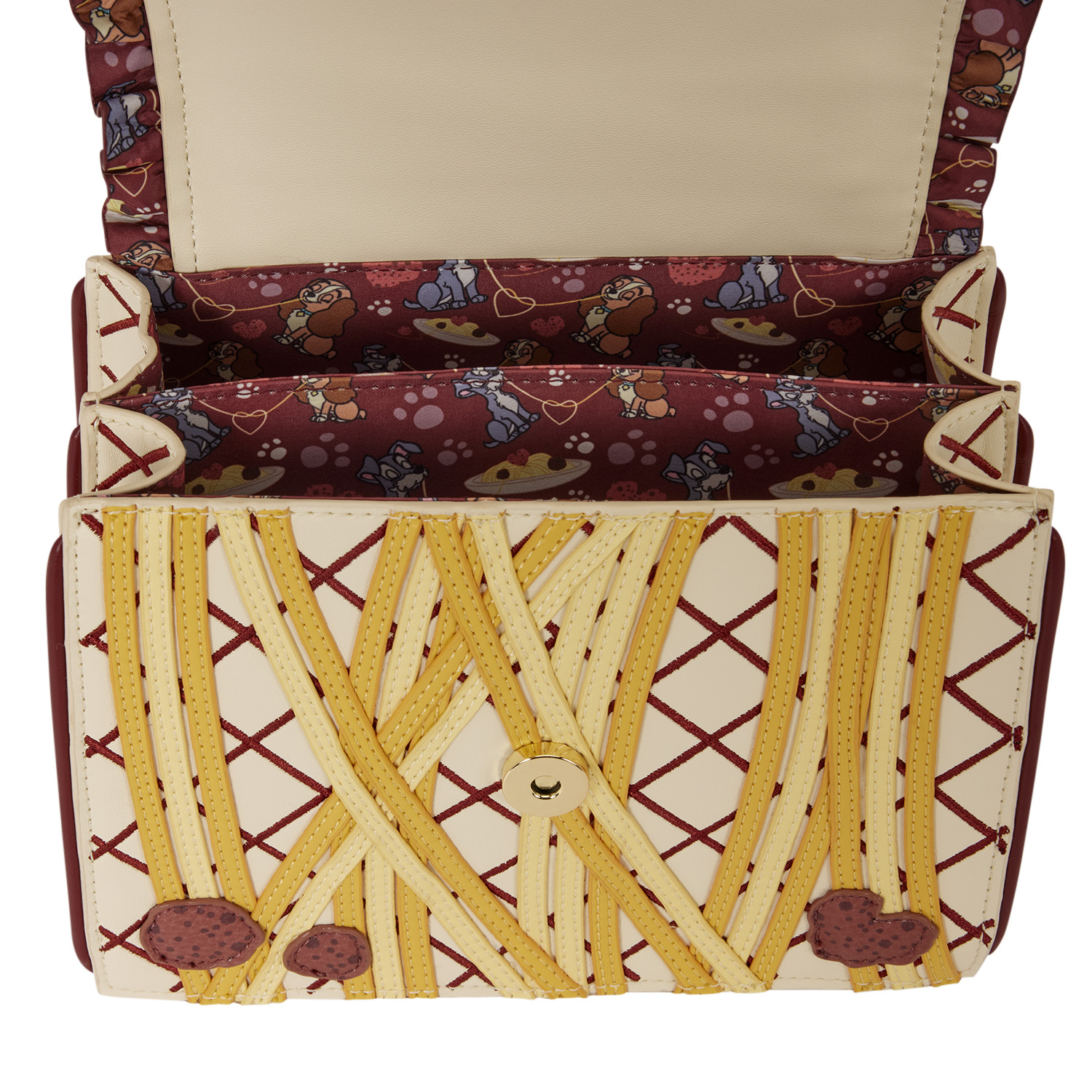 Disney Loungefly Sac A Main Lady & The Tramp Spaghetti Dinner