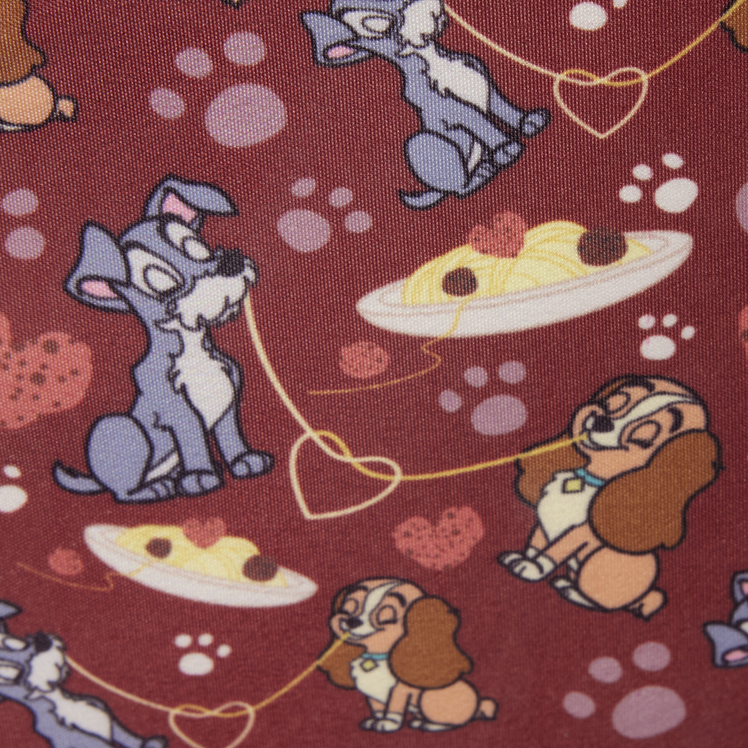 Disney Loungefly Sac A Main Lady & The Tramp Spaghetti Dinner