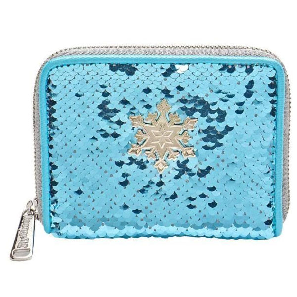 Disney Loungefly Portefeuille Frozen Elsa Sequin Reversible