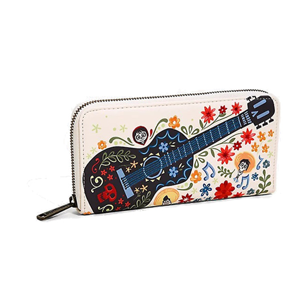 Disney Loungefly Portefeuille Coco Guitare Broderie Exclu ID9 Europe