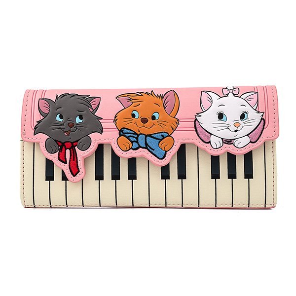 Disney Loungefly Portefeuille Aristochats Piano Kitties