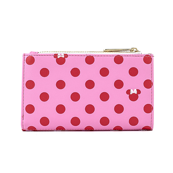 Disney Loungefly Portefeuille Minnie Mouse Pink Polka Dot