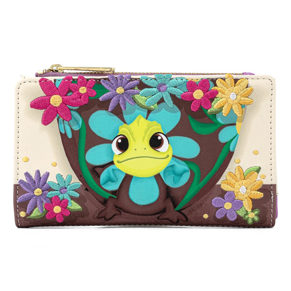 Disney Loungefly Portefeuille Raiponce Pascal Flower