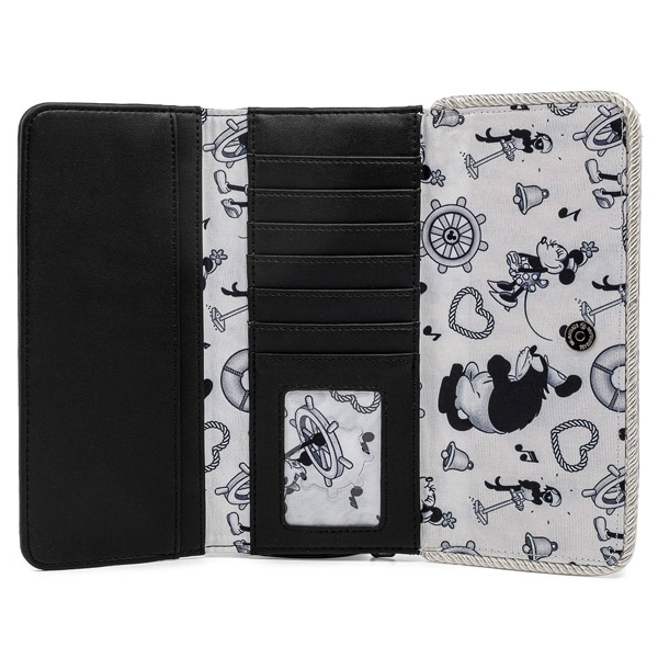 Disney Loungefly Portefeuille Steamboat Willie