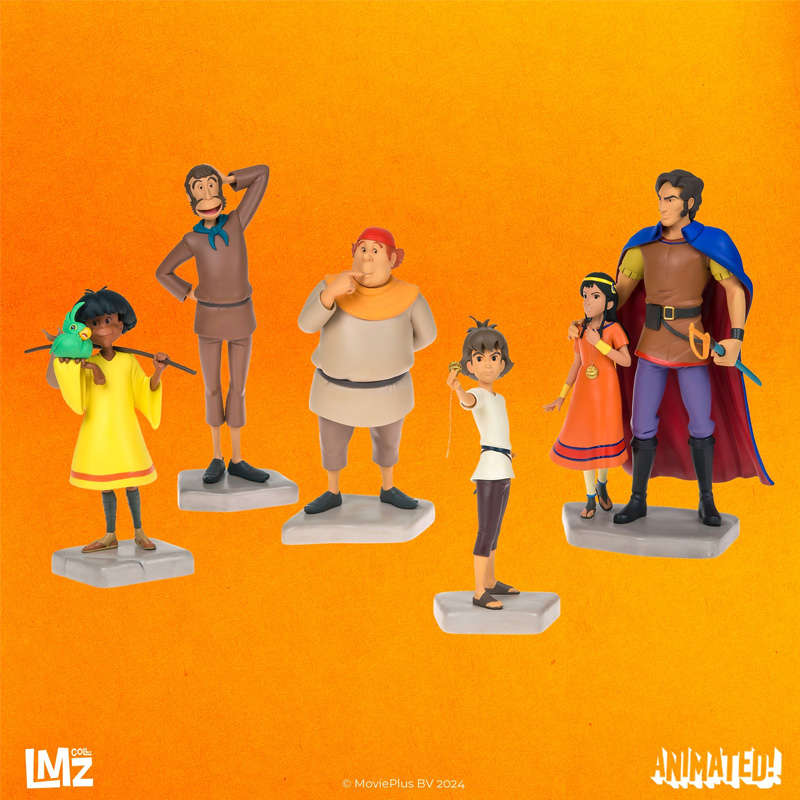 Les Mysterieuses Cites D'Or LMZ Animated Pack 6 Statues Esteban Tao Zia Mendosa Sancho Pedro