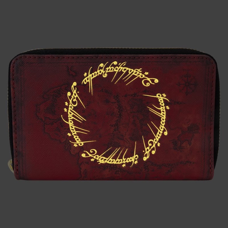 LOTR Le Seigneur des Anneaux Lord of the Ring Loungefly Portefeuille The One Ring