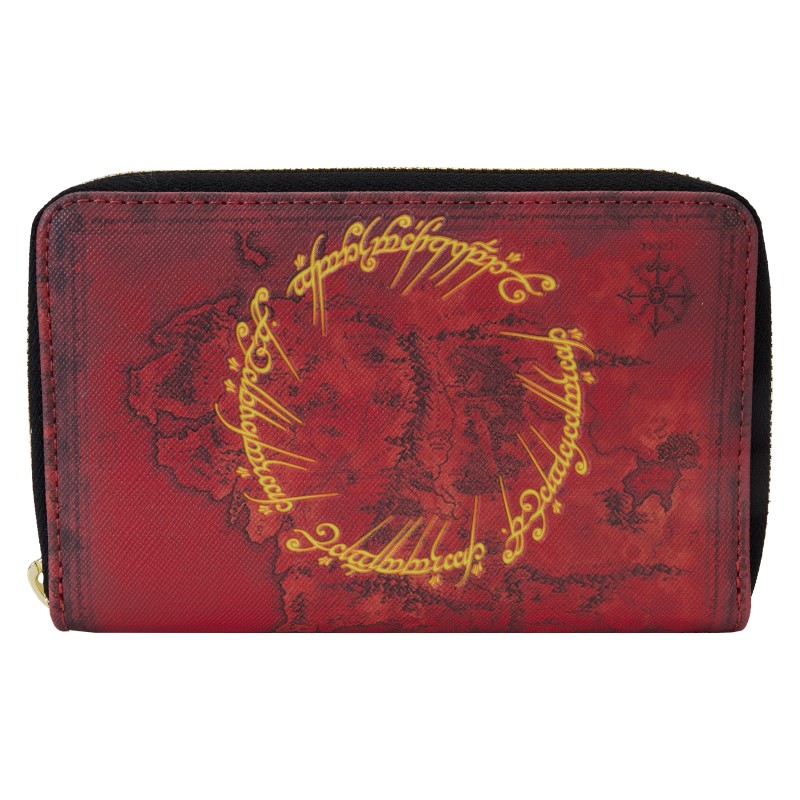 LOTR Le Seigneur des Anneaux Lord of the Ring Loungefly Portefeuille The One Ring