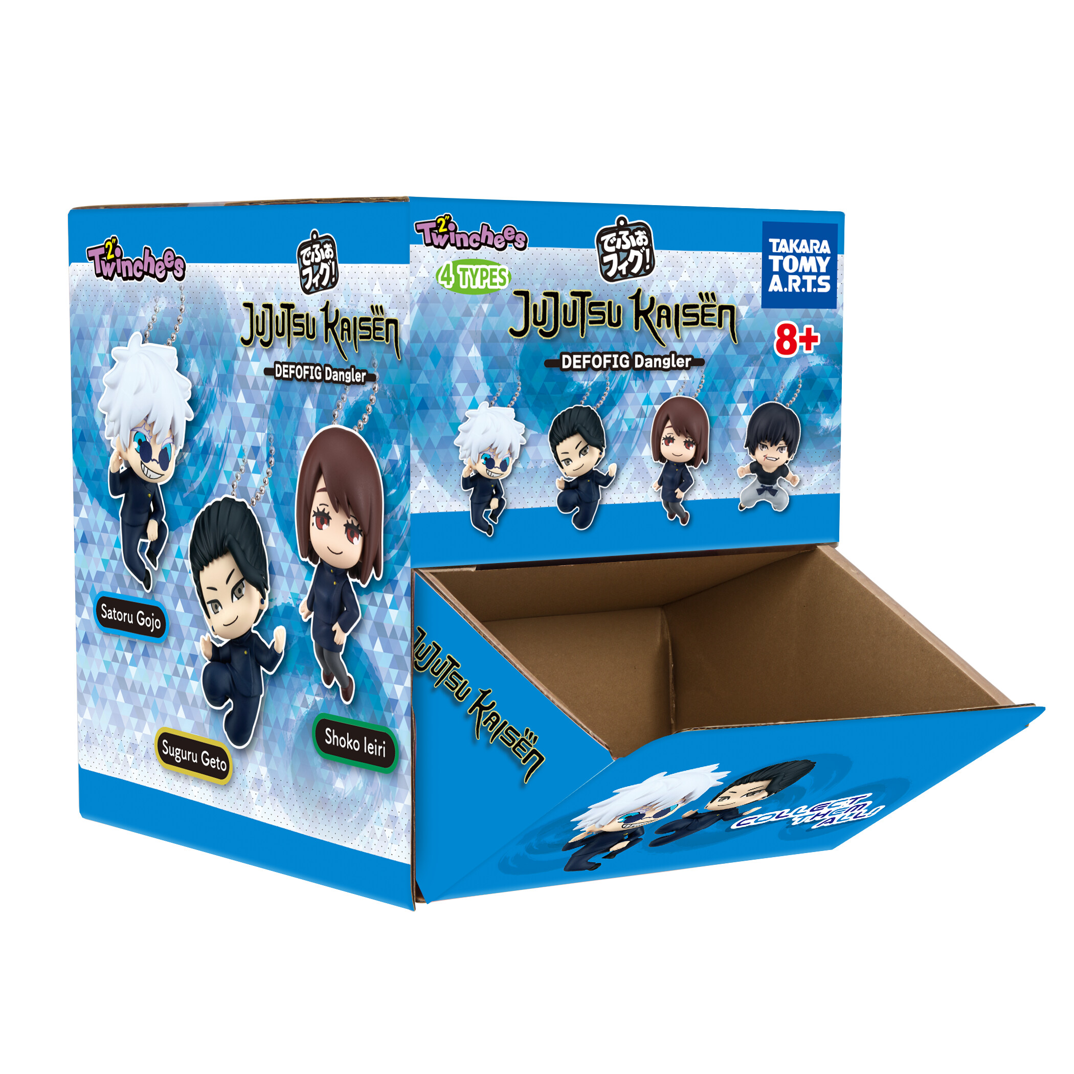 Twinchees Jujutsu Kaisen Keychain - W5 Asst 24pcs